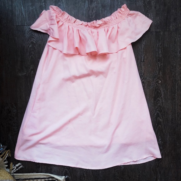 TCEC Off The Shoulder Ruffle Dress, M - Picture 1 of 4